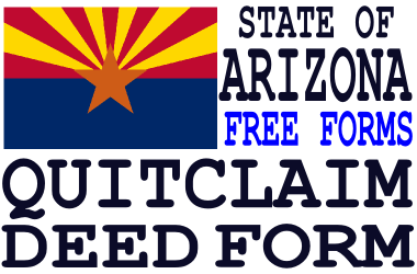 Arizona Quit Claim Deed Form