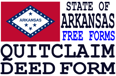 Arkansas Quit Claim Deed Form