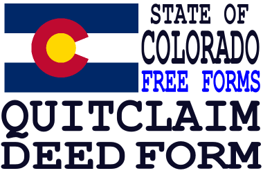 Colorado Quit Claim Deed Form