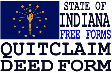 Indiana Quit Claim Deed Form