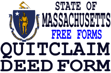 Massachusetts Quit Claim Deed Form