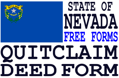 Nevada Quit Claim Deed Form