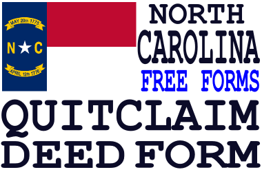 North Carolina Quit Claim Deed Form