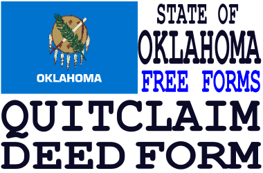 Oklahoma Quit Claim Deed Form