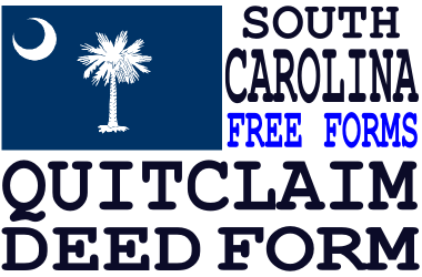 South Carolina Quit Claim Deed Form