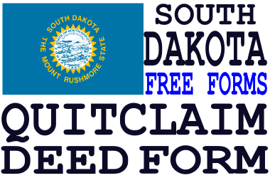 South Dakota Quit Claim Deed Form