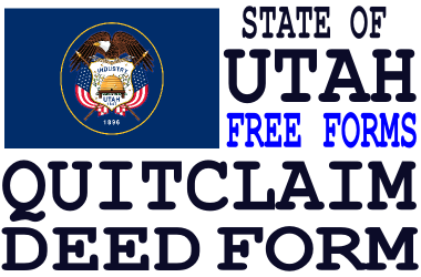 Utah Quit Claim Deed Form