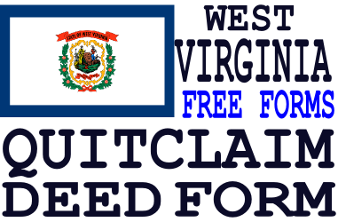 West Virginia Quit Claim Deed Form