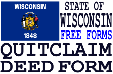 Wisconsin Quit Claim Deed Form